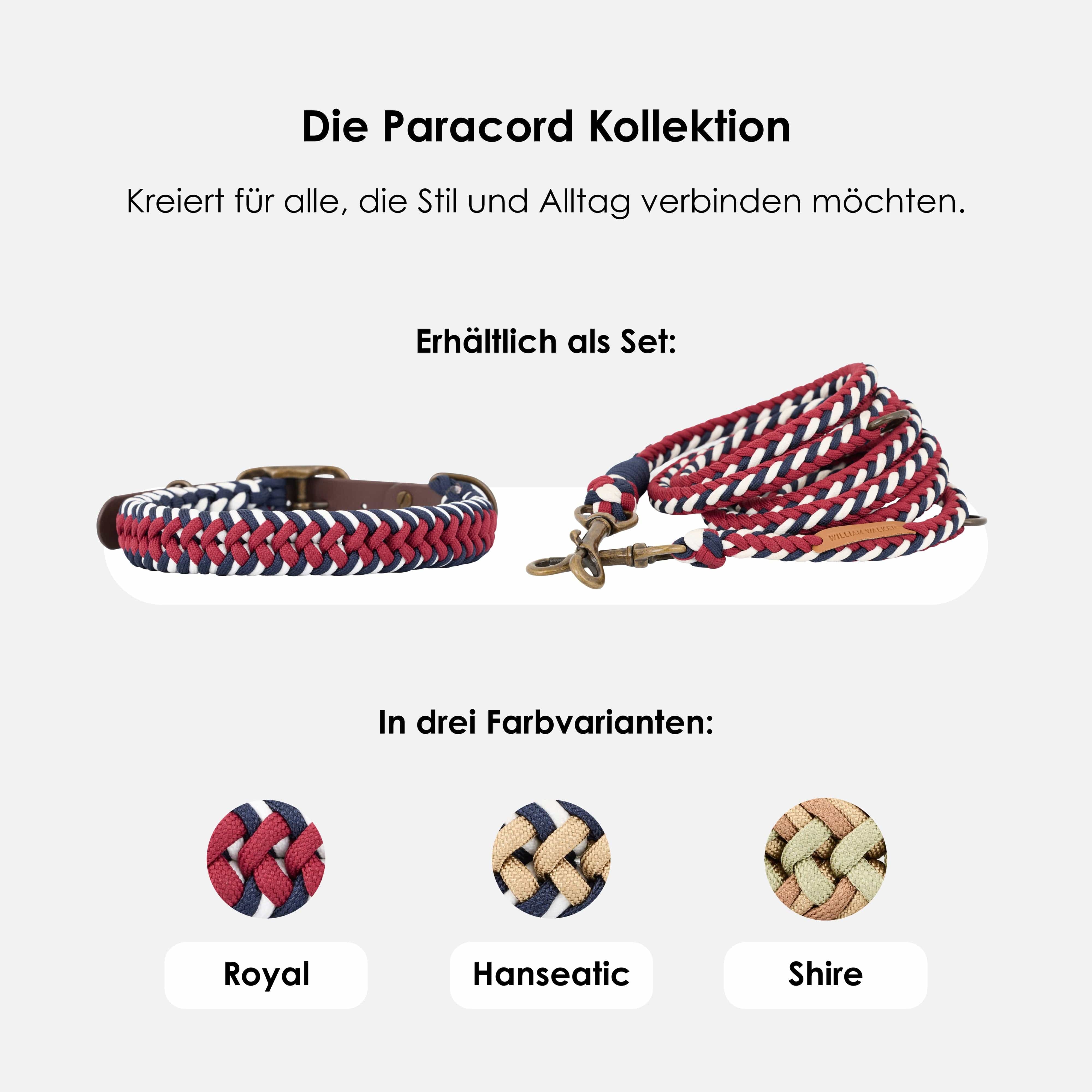 Paracord BioThane® Halsband Royal - Image 9
