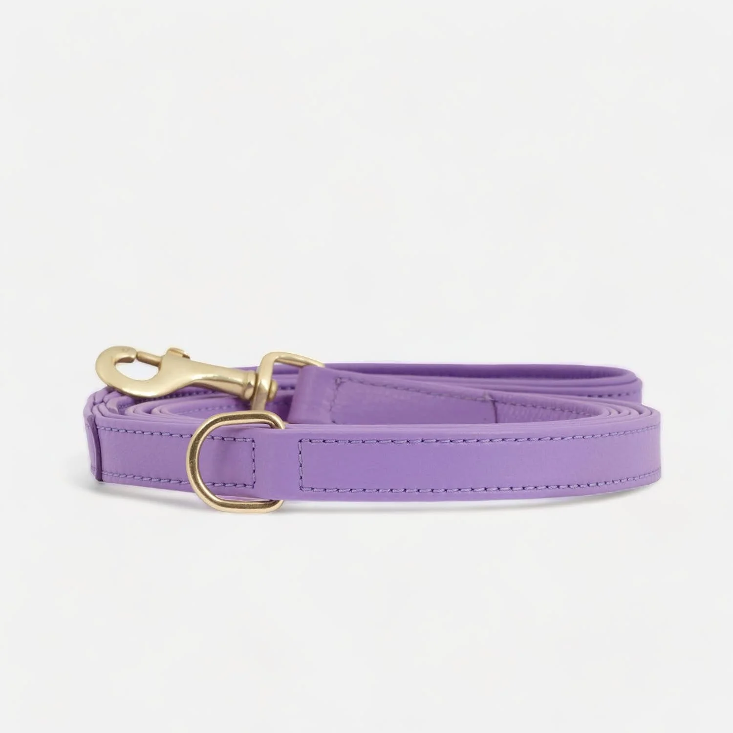 Hoogwaardig Leren Hondenriem Lavender (Paars)
