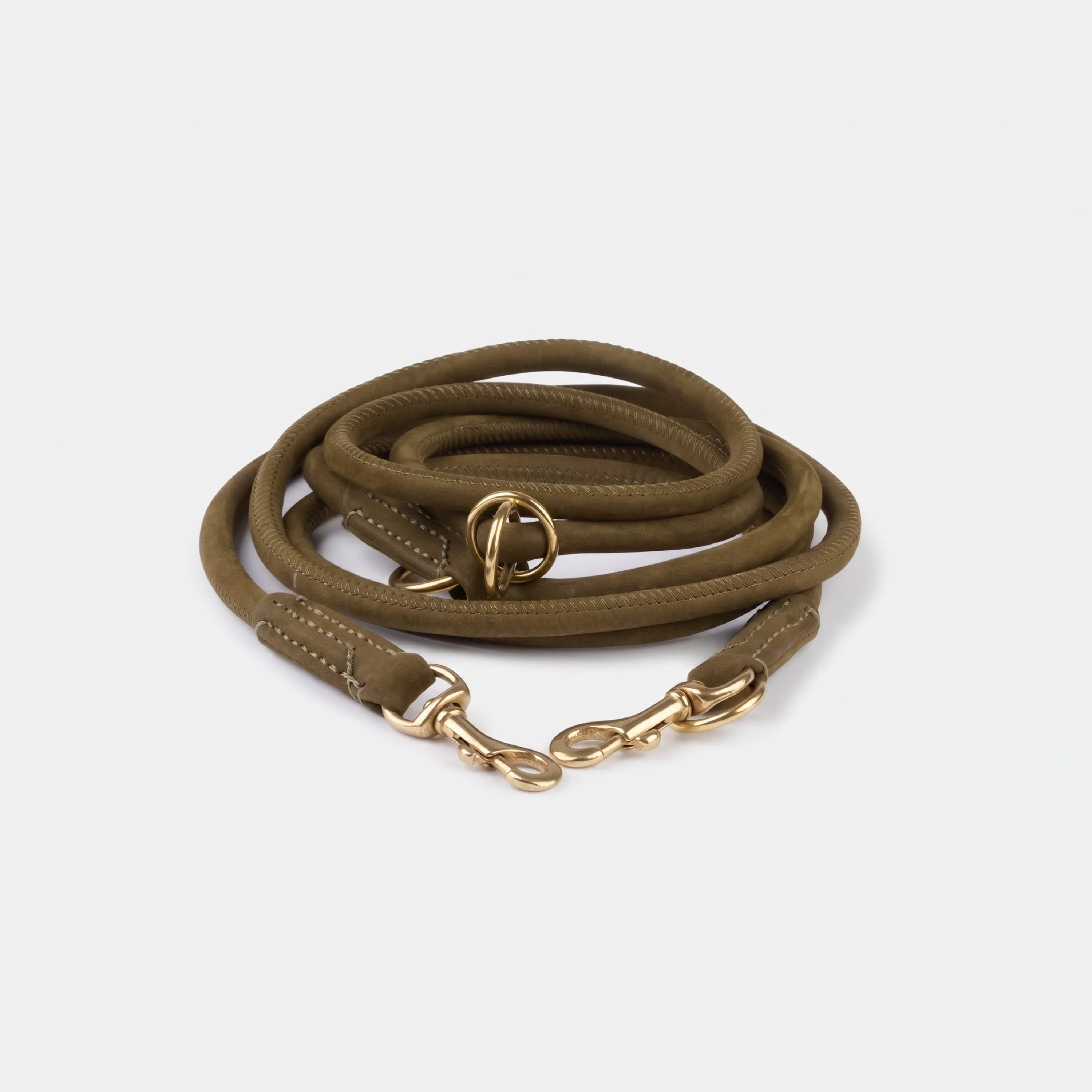 Ronde leren hondenriem (2,5 m) - Image 12