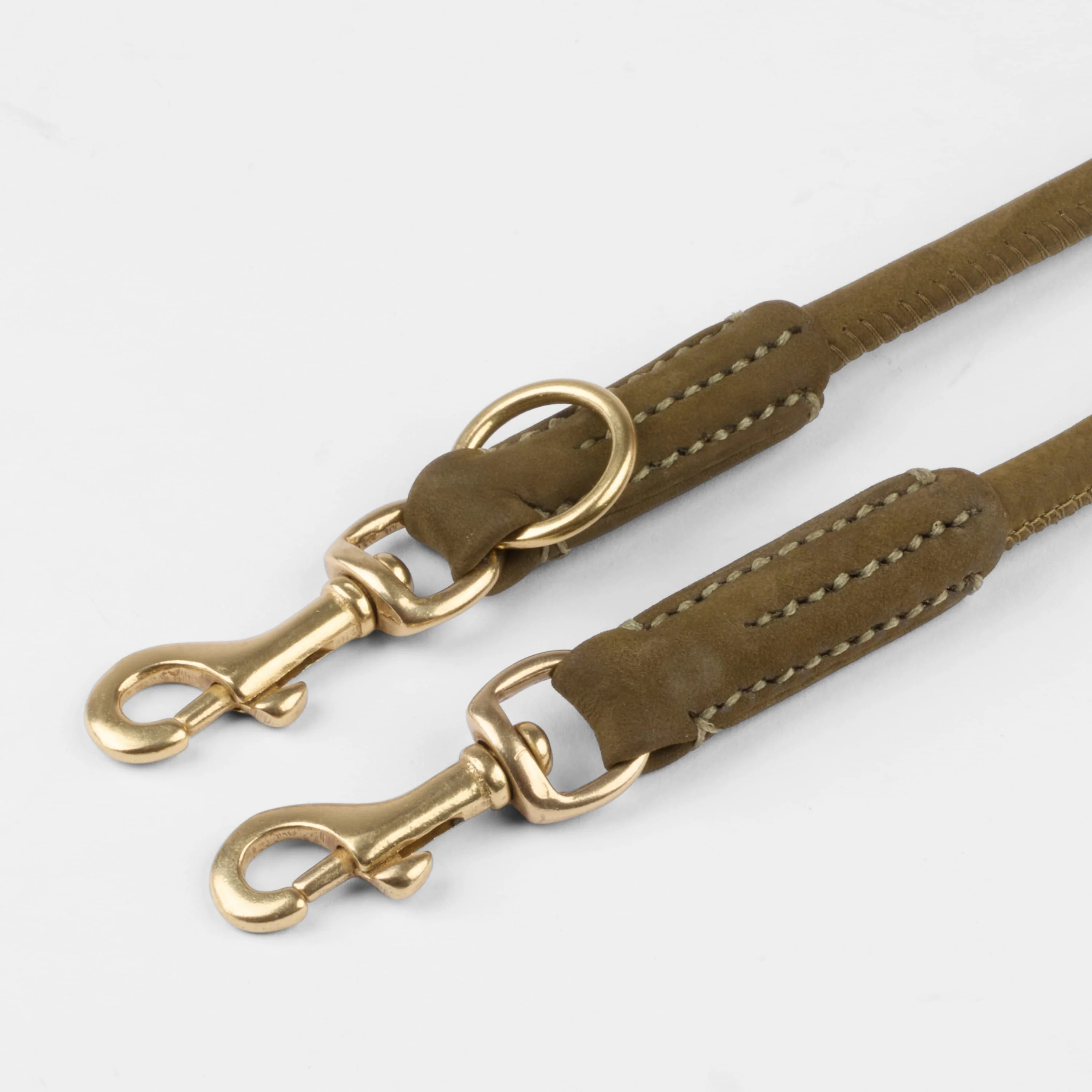 Ronde leren hondenriem (2,5 m) - Image 13
