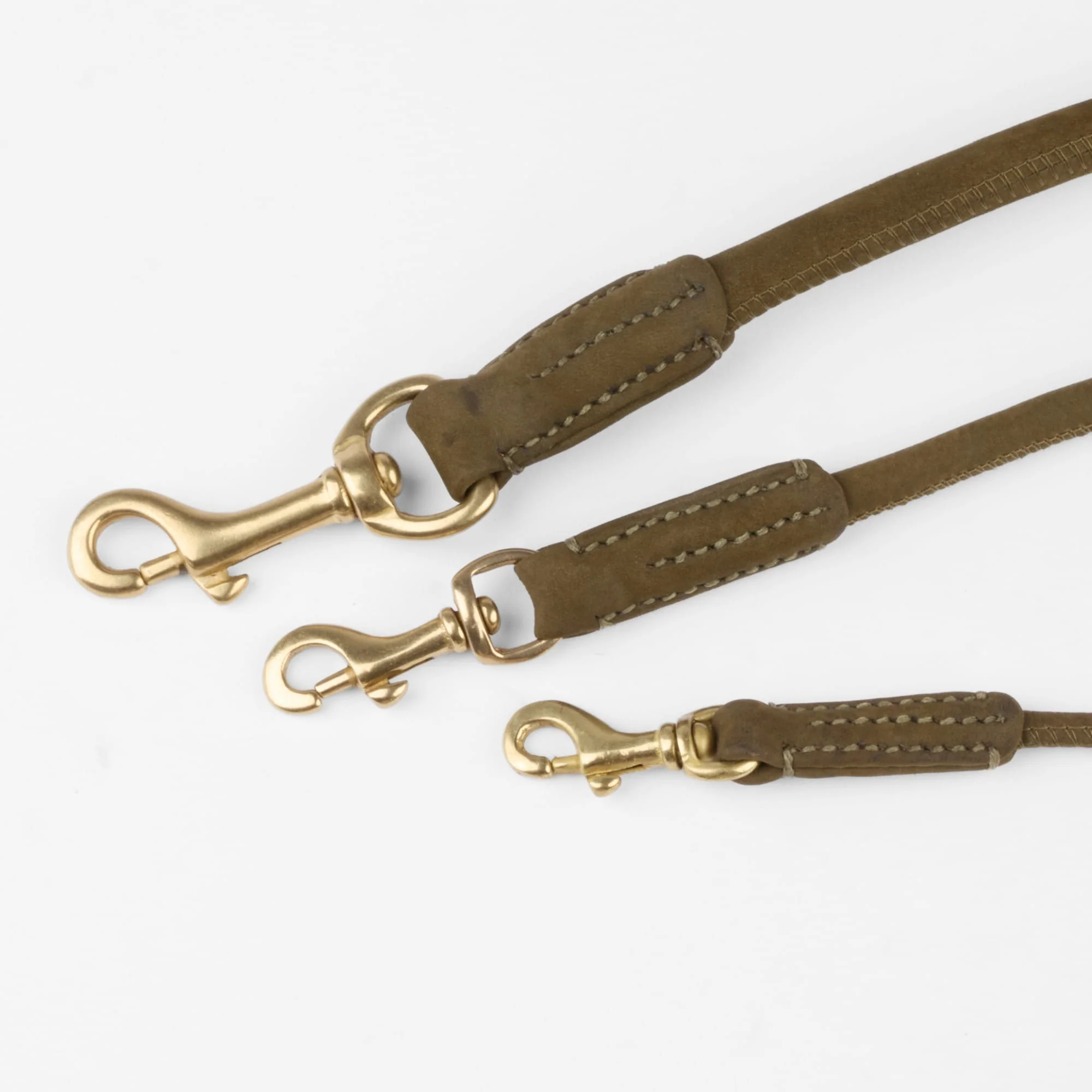 Ronde leren hondenriem (2,5 m) - Image 15