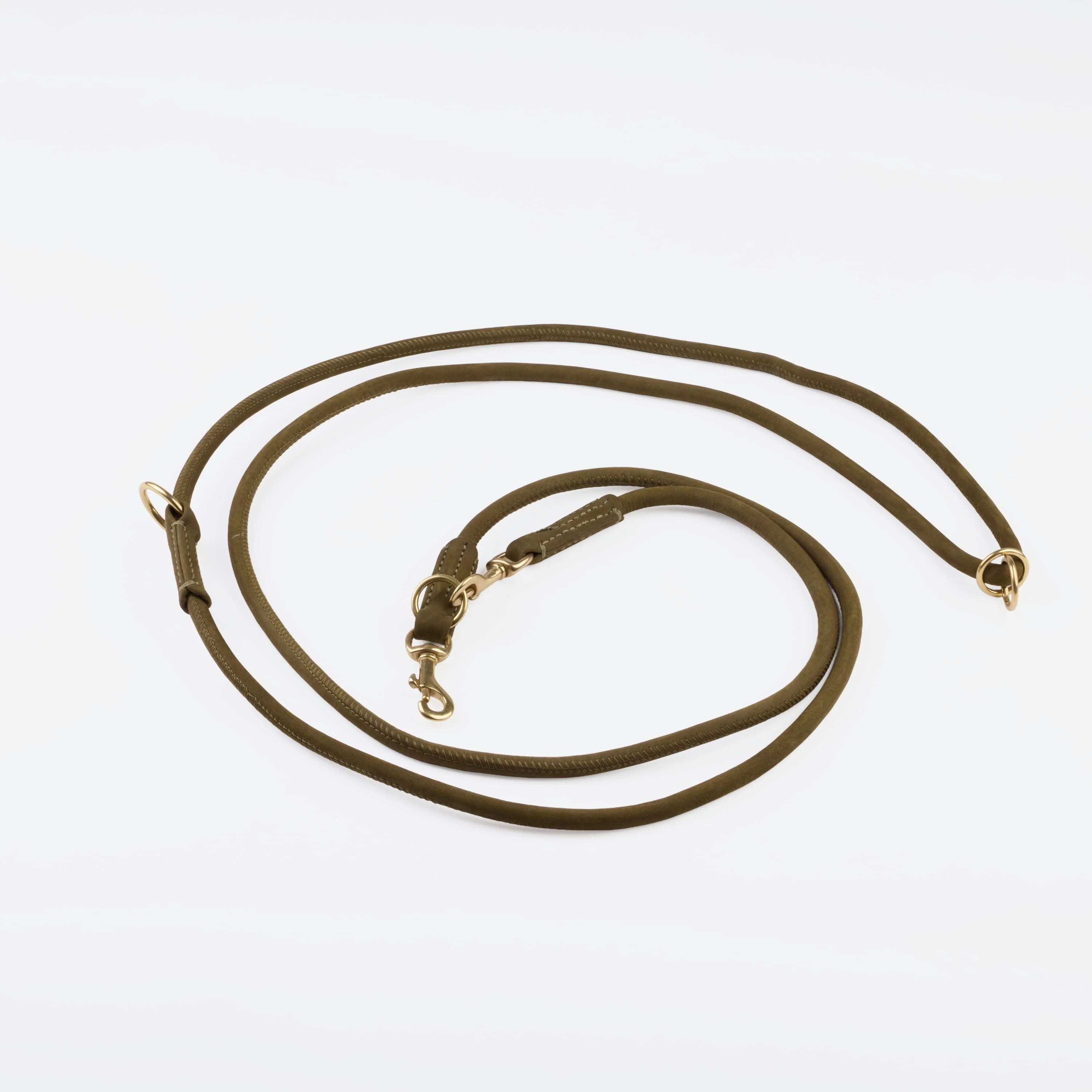 Ronde leren hondenriem (2,5 m) - Image 16