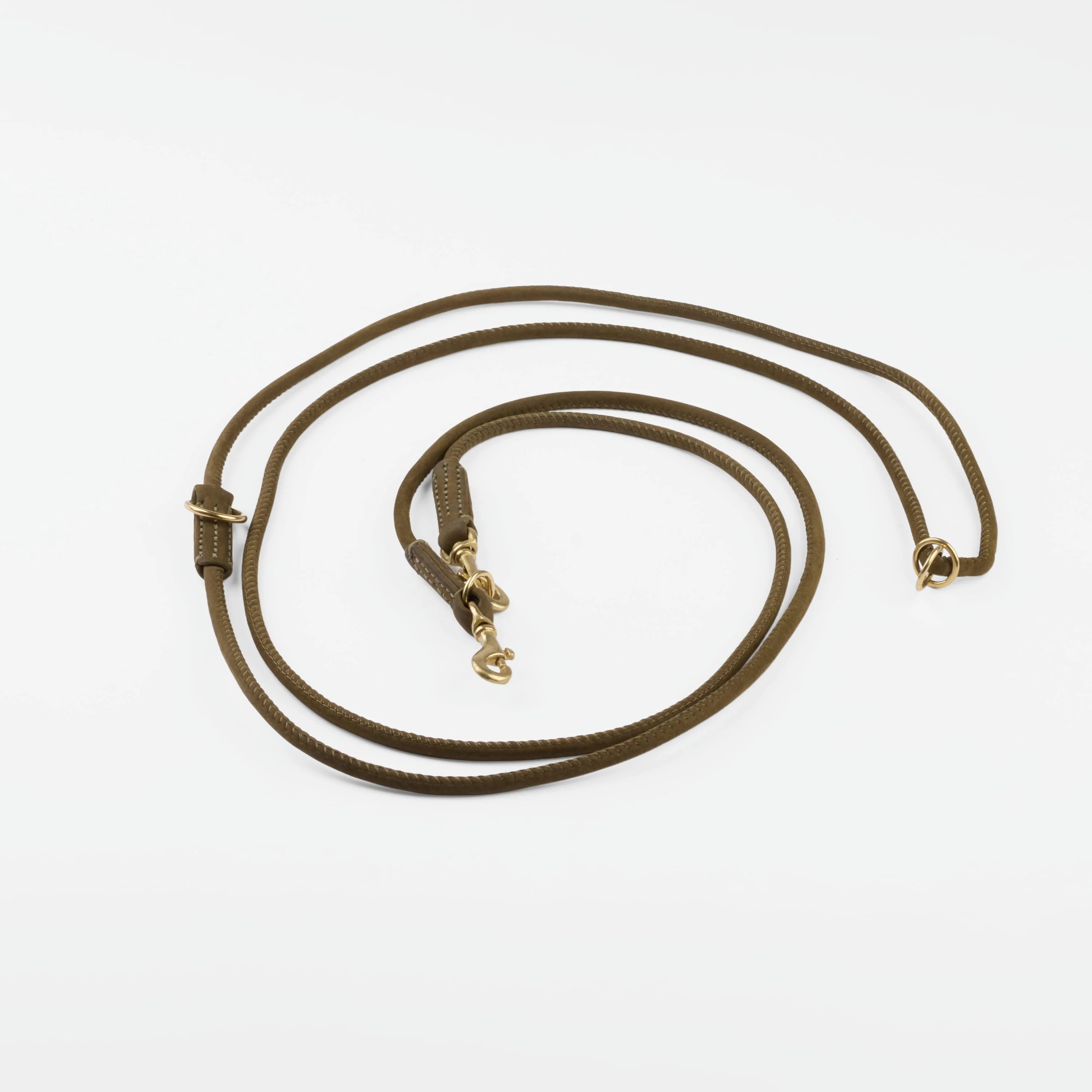 Ronde leren hondenriem (2,5 m) - Image 18