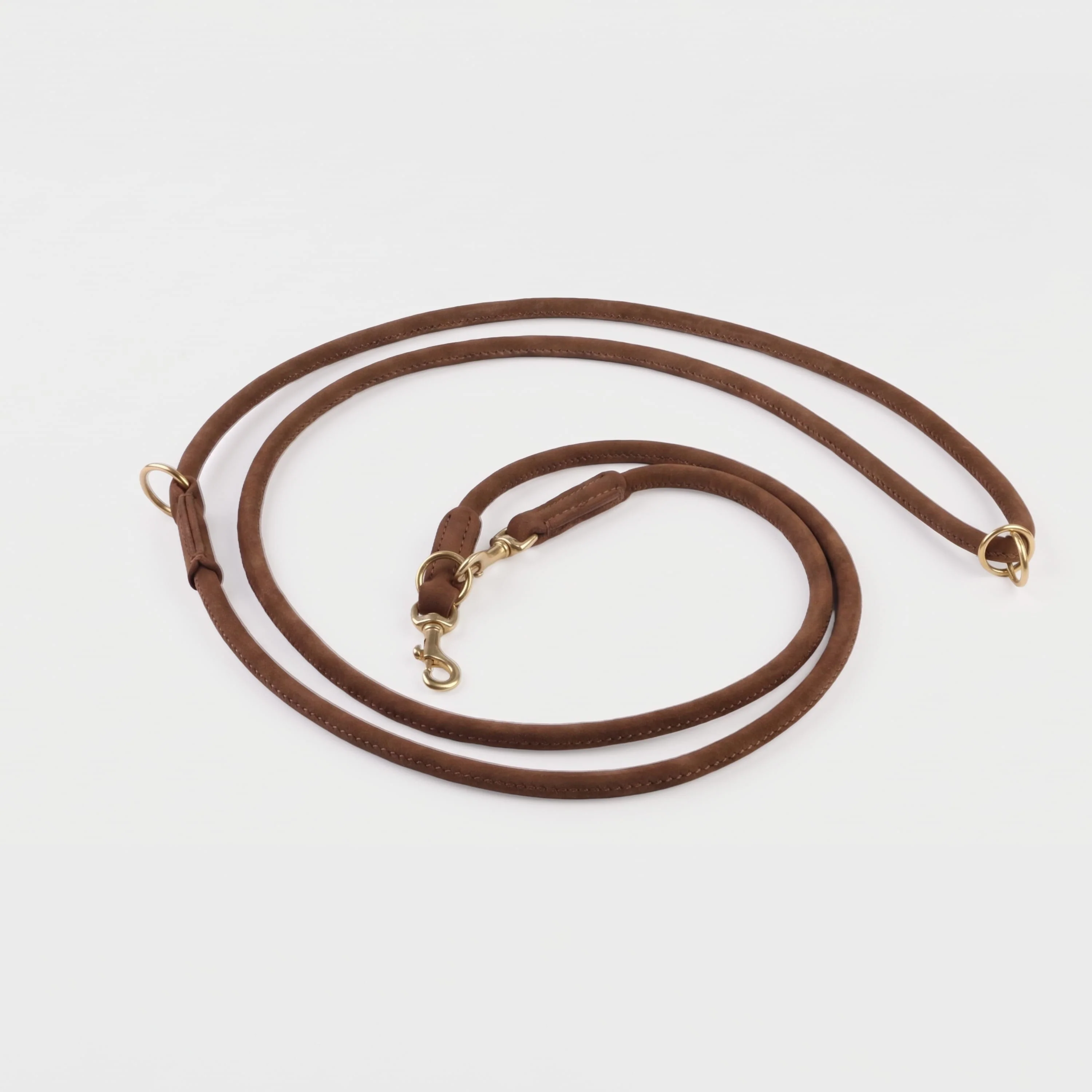 Ronde leren hondenriem (2,5 m) - Image 6