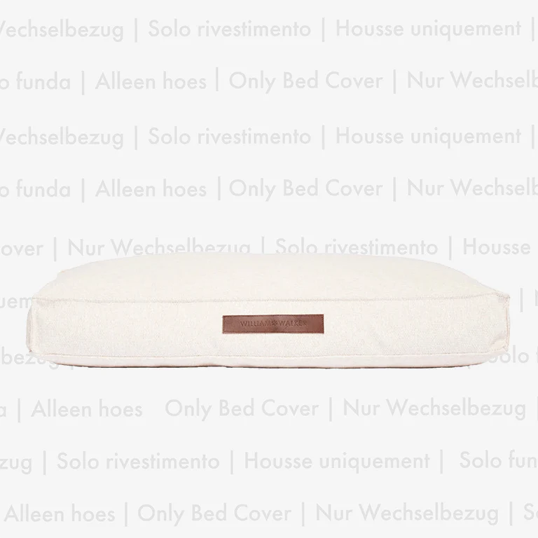 Vervangende hoes voor orthopedisch hondenkussen Chill Off-White